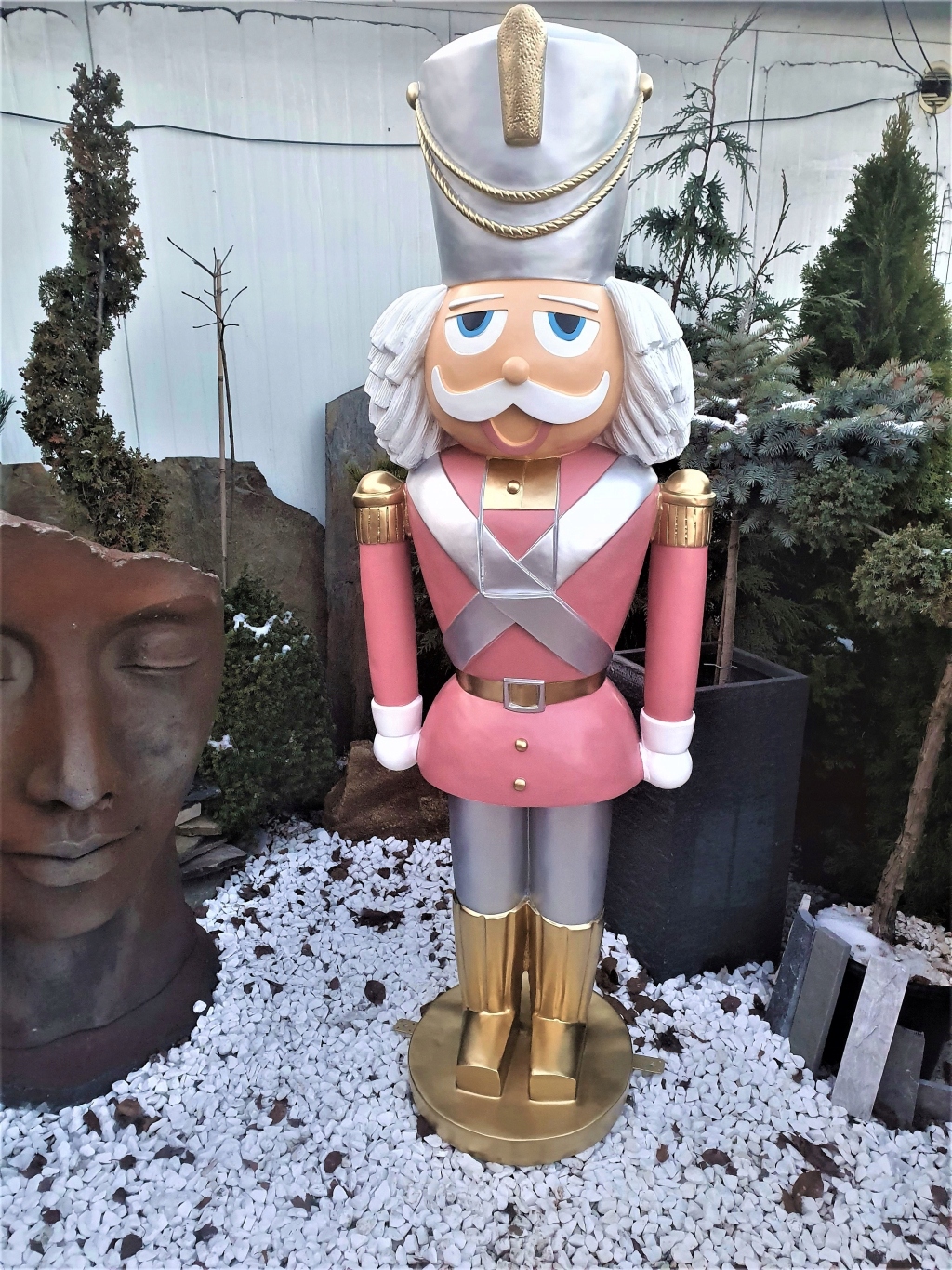 FIGURKA OGRODOWA - DZIADEK DO ORZECHÓW - XXL II Marka inna