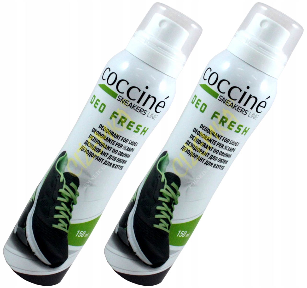 2x COCCINE SNEAKERS DEZODORANT odświeżacz NANO 150