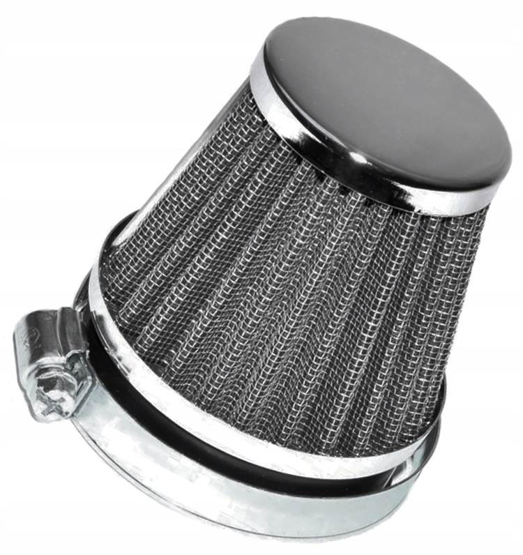 Filtr Powietrza Stożkowy Yamaha Honda 54 MM Chrom