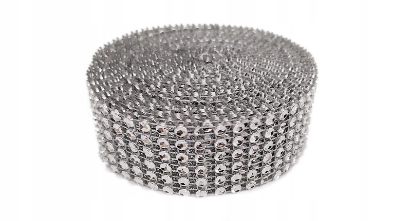 

Taśma Z Cyrkoniami ozdobna cyrkonie Rolka