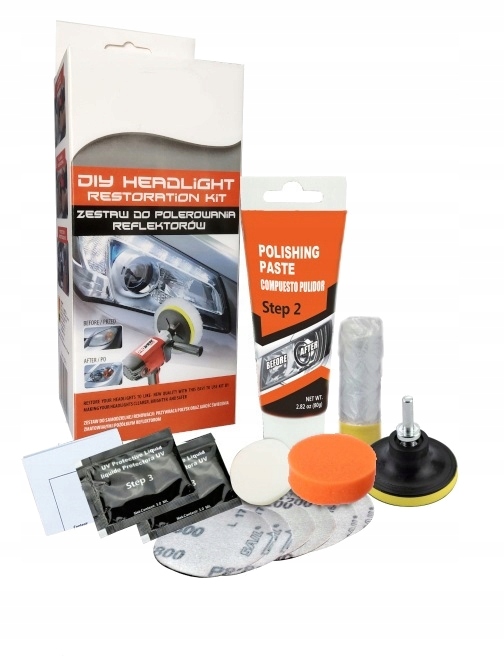 SYSTEM POLEROWANIA REFLEKTOROW lamp 2 x POWLOKA XL