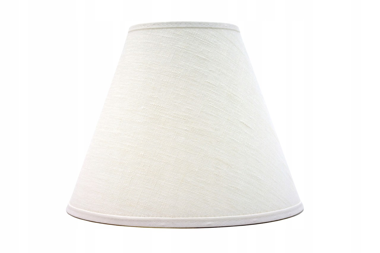 

Klosz Abażur Stożek Pcv Biały 13x20x13 cm