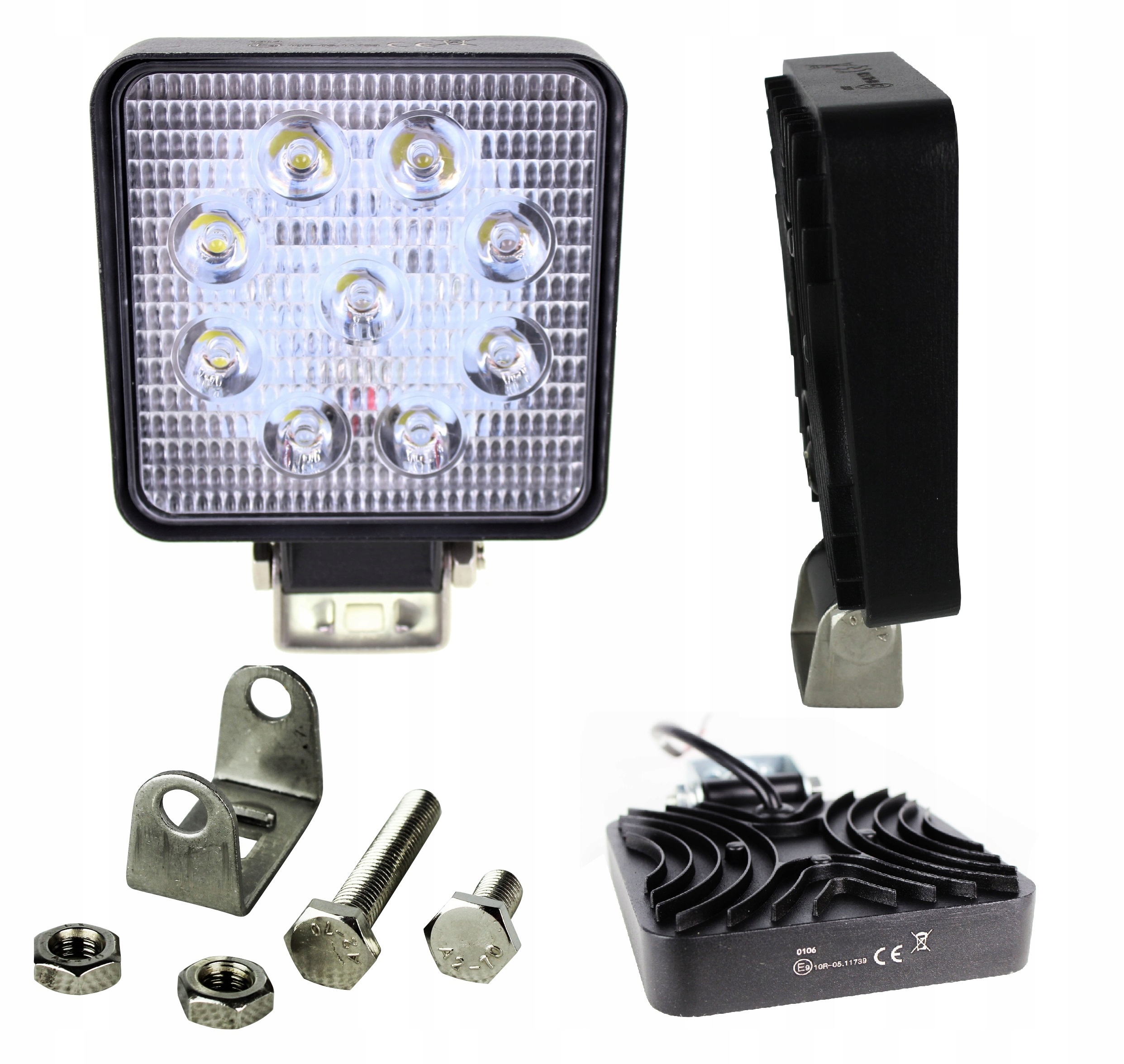 

Lampa Robocza 9 Led Halogen Szperacz 27W 10-30V Ce