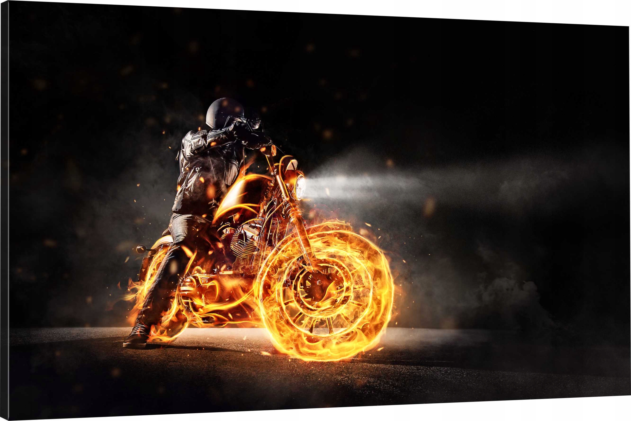 

Obraz Na Płótnie Motor W Ogniu Harley 120x80 Wzory