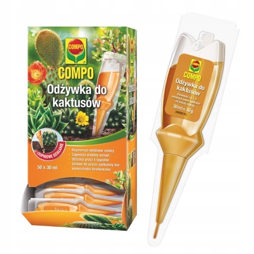 

Odżywka do kaktusów Compo aplikator 30ml