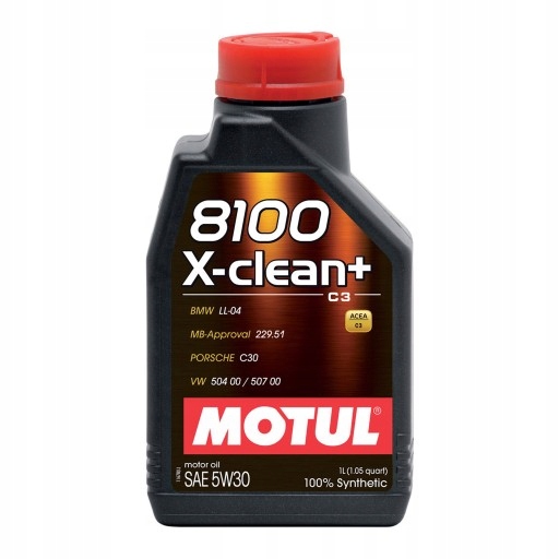 

Olej Silnikowy Motul 5W30 X-clean+ 8100 1L