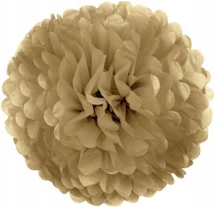 

Pompon Papierowy 35 cm - kolor Beżowy