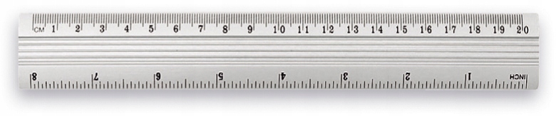 

Linijka metalowa 20cm