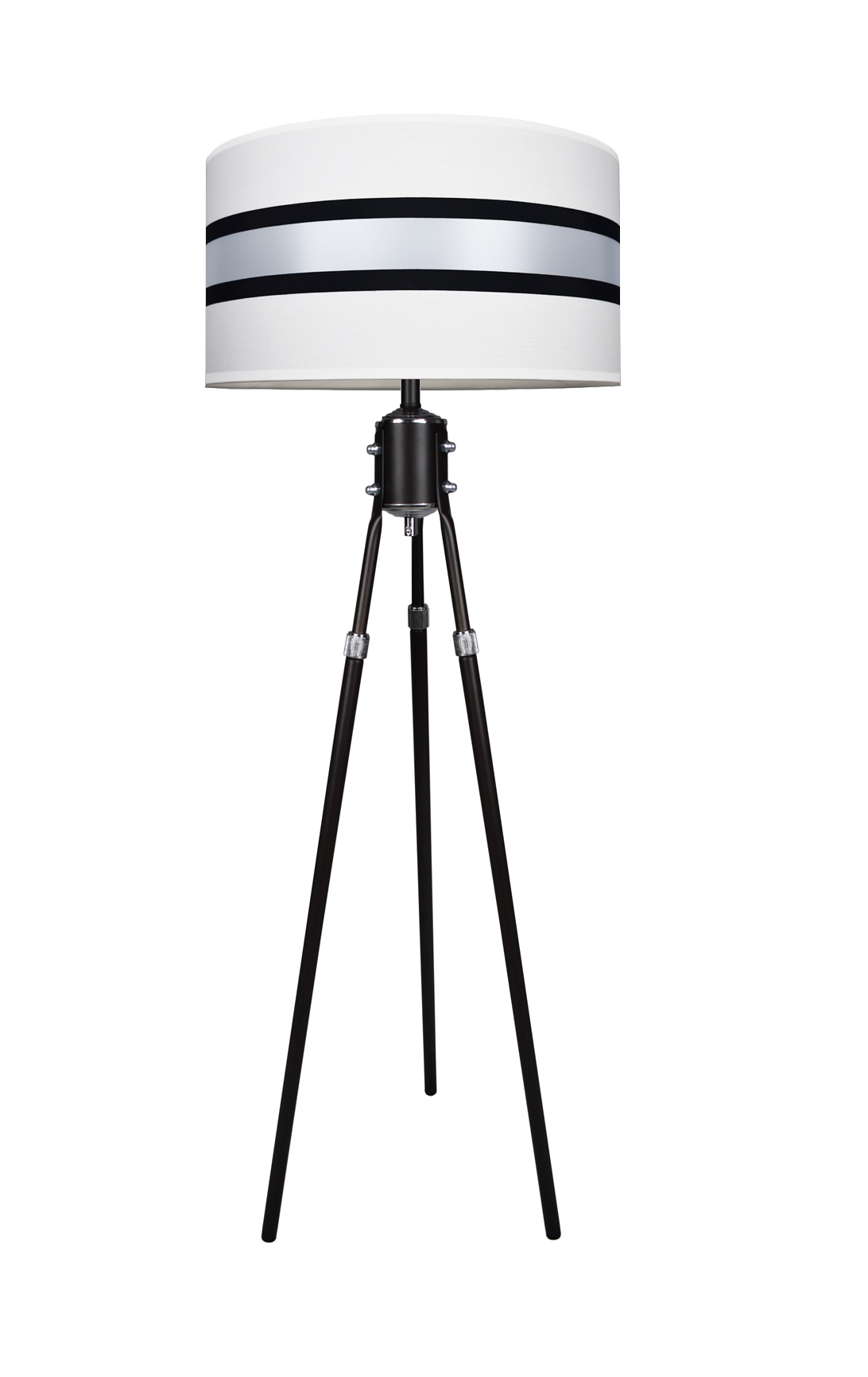 

Lampa Stojąca Podłogowa Trójnóg Abażur Nowoczesna