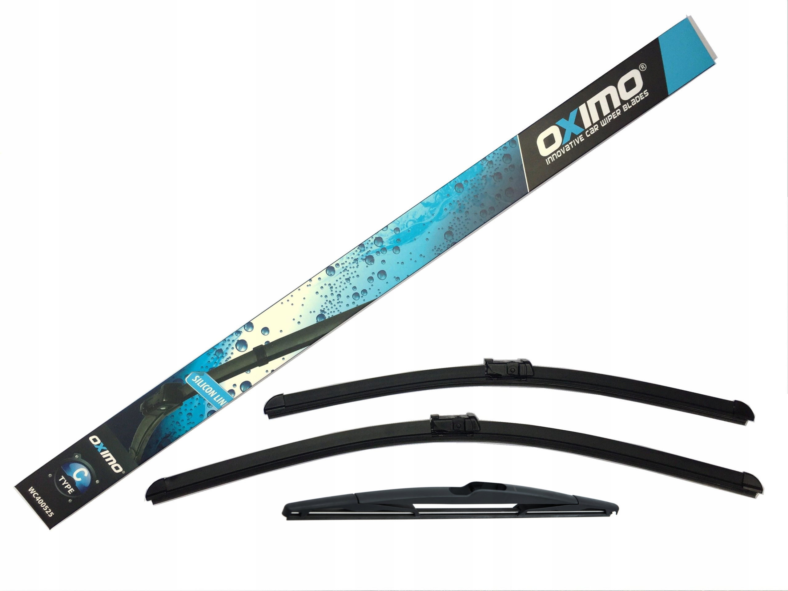 

Wycieraczki Oximo Peugeot 208 03.2012- zestaw