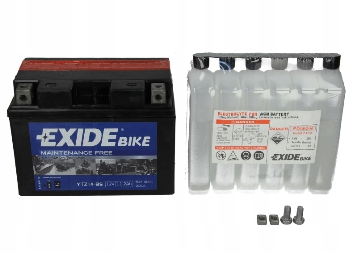 EXIDE YTZ14S ETZ14-BS HONDA VFR800 02-10 V-TEC
