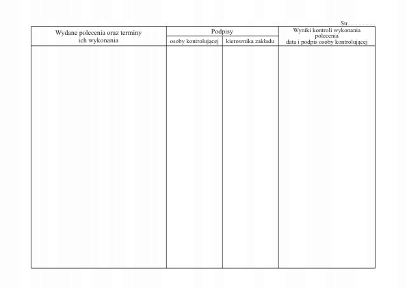 Książka kontroli sanitarnej - format A5 - 16 kartek - 32 strony EAN (GTIN) 5907127090523