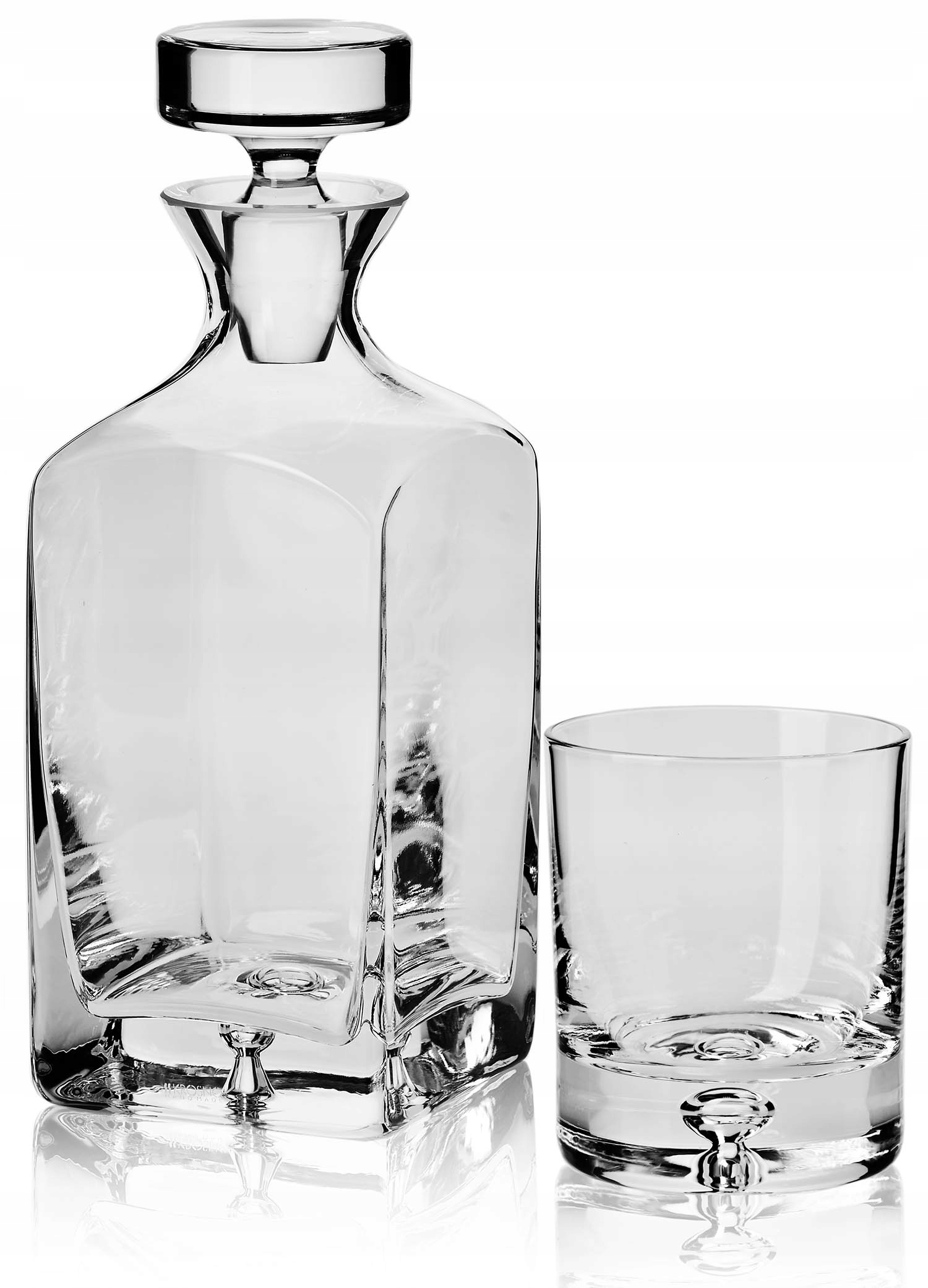 

Krosno Legend 6+1 Komplet whisky karafka szklanki