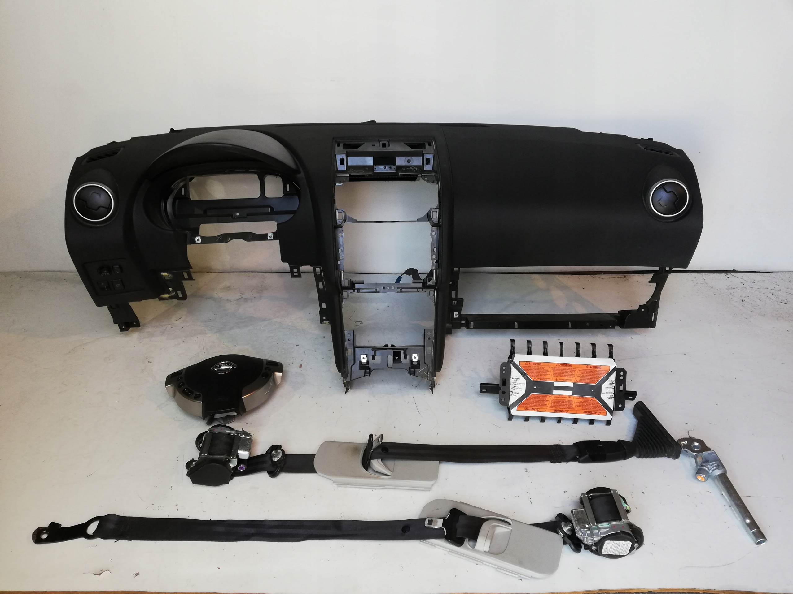 NISSAN QASHQAI ДОСКА КОНСОЛЬ ПОДУШКА БЕЗОПАСНОСТИ РЕМНИ