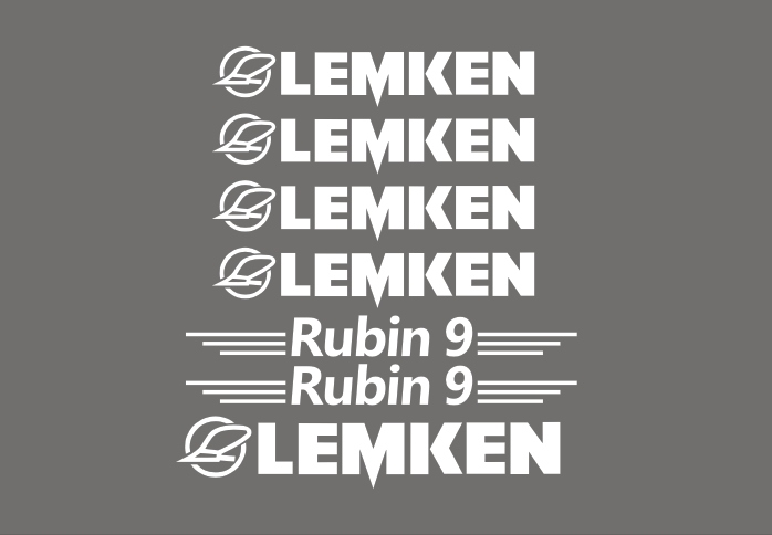 Samolepky – polep Lemken Rubín 9