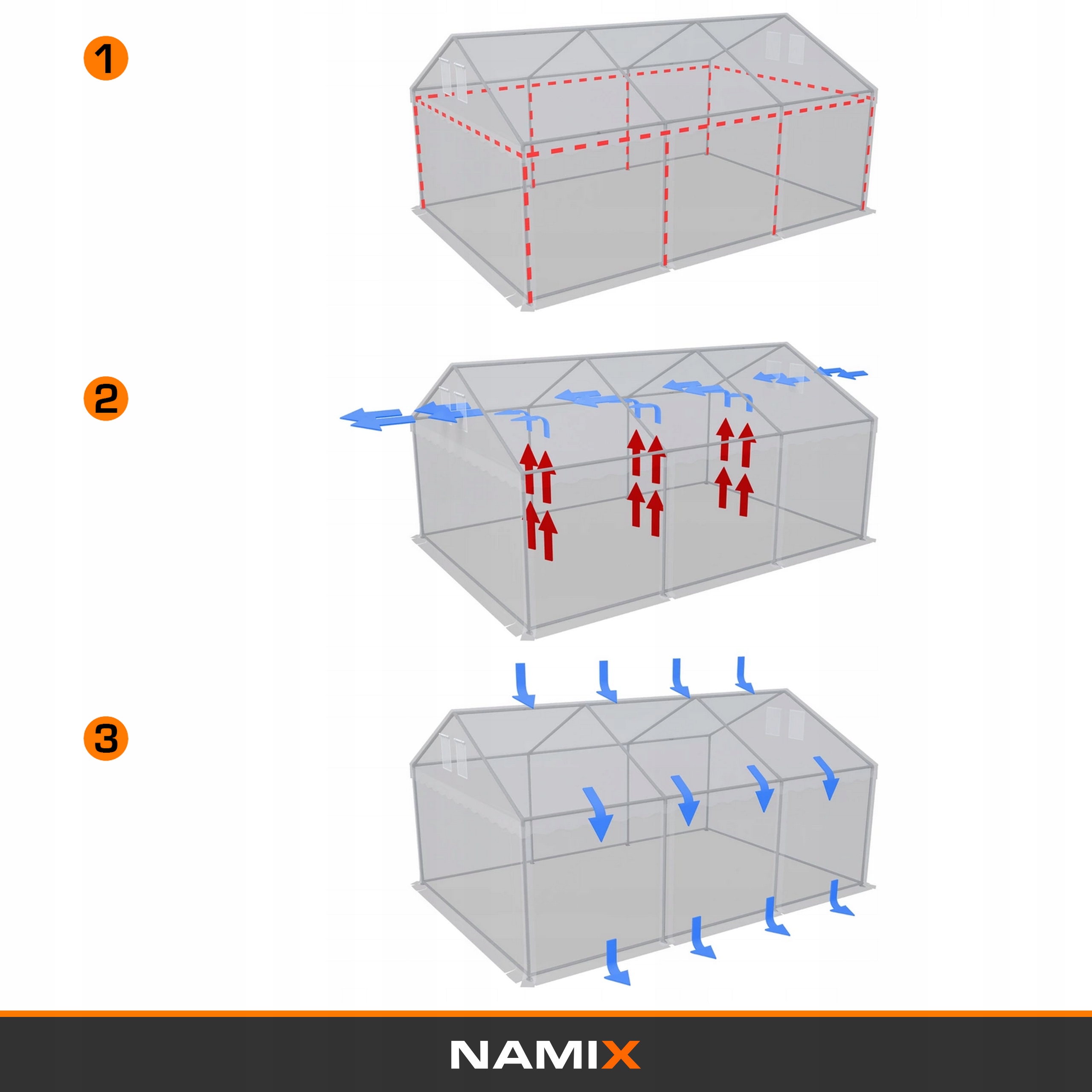 Namiot BASIC 6x12 imprezowy ogrodowy RÓŻNE KOLORY Liczba okien więcej niż 8