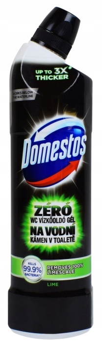 

Domestos 750ml Zero Kamienia Lime Żel Do Mycia Wc
