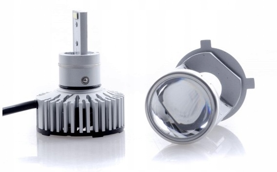 

Żarówka H4 bi-led z soczewką projektor motocykl