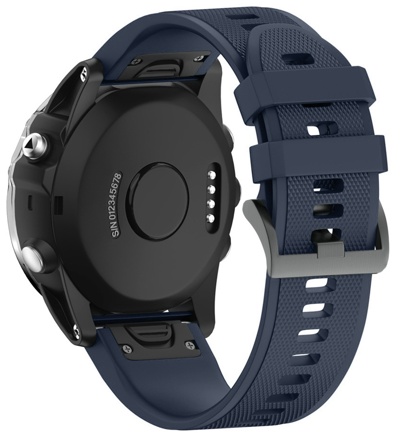 

Granatowy Silikonowy Pasek Garmin Fenix 5 Plus