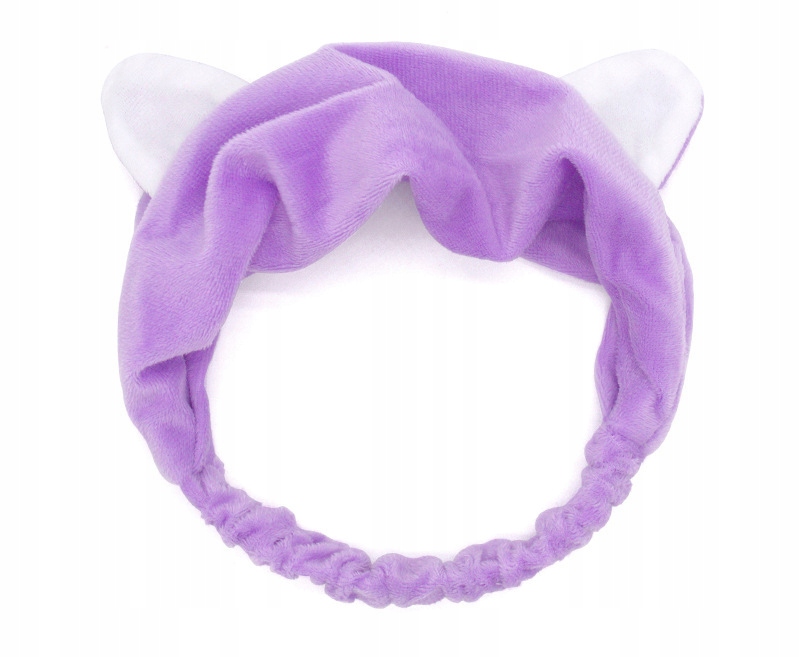 OPASKA KOSMETYCZNA NA GŁOWĘ WELUR FIOLET MAKE UP