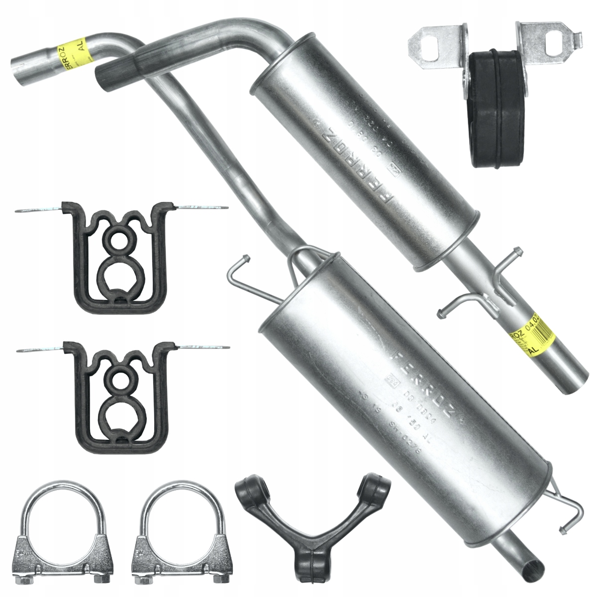 ZESTAW TŁUMIKI Seat Leon VW Golf 4 IV Beetle 1.4