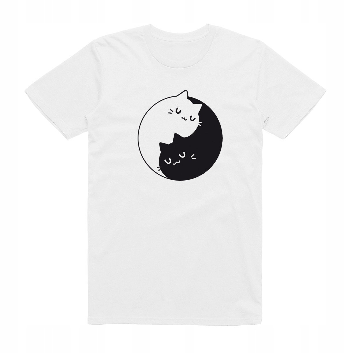 

XXL - Koszulka T-shirt Kot Koci Jing-jang Śmieszna