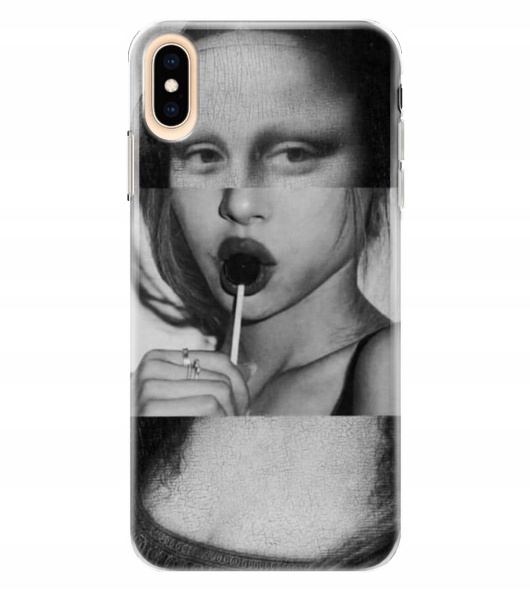 

etui guma do iPhone Xs / X Da Vinci Mona Lisa + Sz