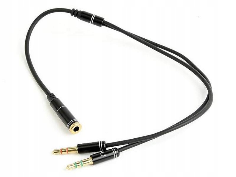 Adapter Mini Jack 4pin - 2x minijack 2 pin GMB