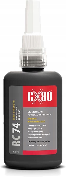 RC74 klej uszczelniacz POWIERZ. PŁASKICH L574 50ml Pojemność opakowania 50 ml