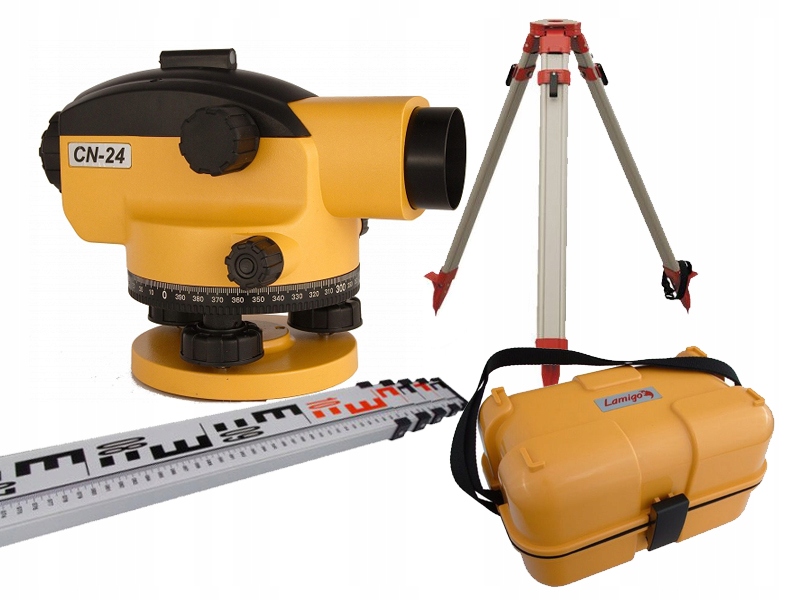 LAMIGO CN-24 Niwelator optyczny + statyw i łata