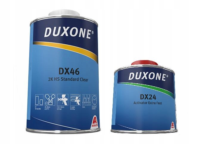 Lakier Bezbarwny Duxone DX46 kpl 1,5L