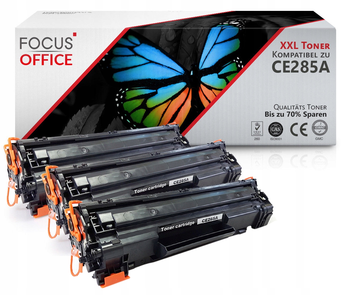 3x TONER do HP CE285A Laser Jet Pro P1102 P1102W