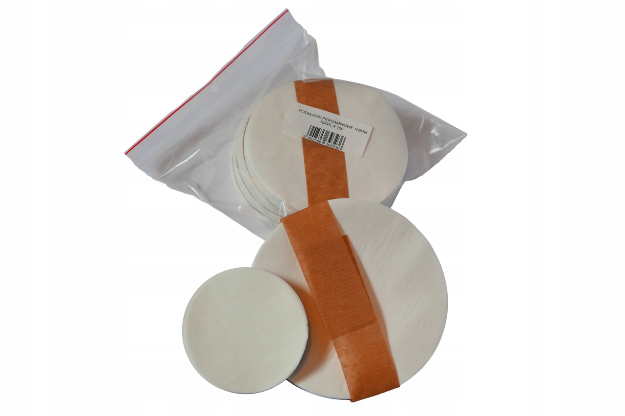 

Podkładki Pergaminowe 75 mm Ilość 100 szt