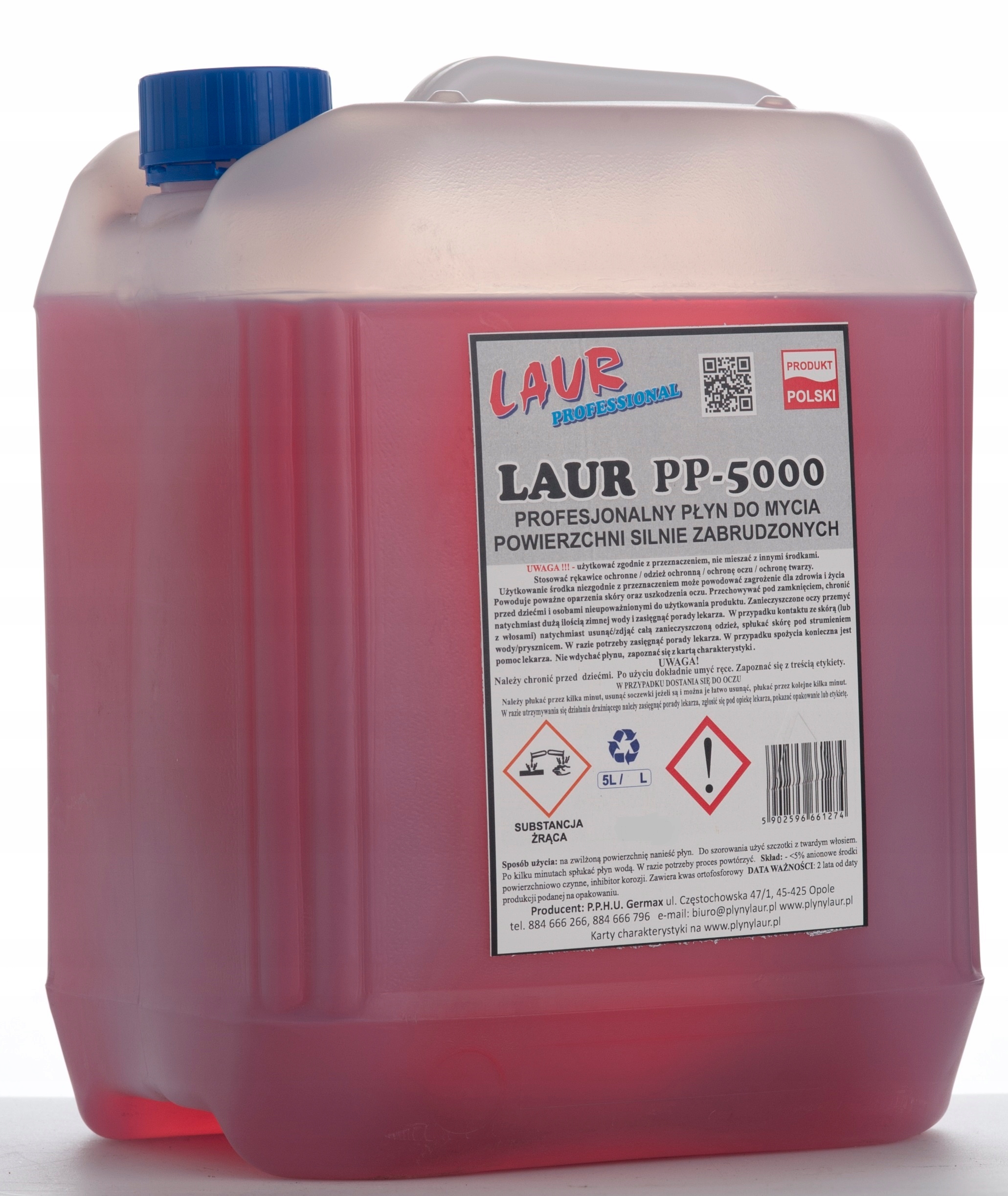 

Płyn Do Mycia Posadzek 5L Laur Pp 5000