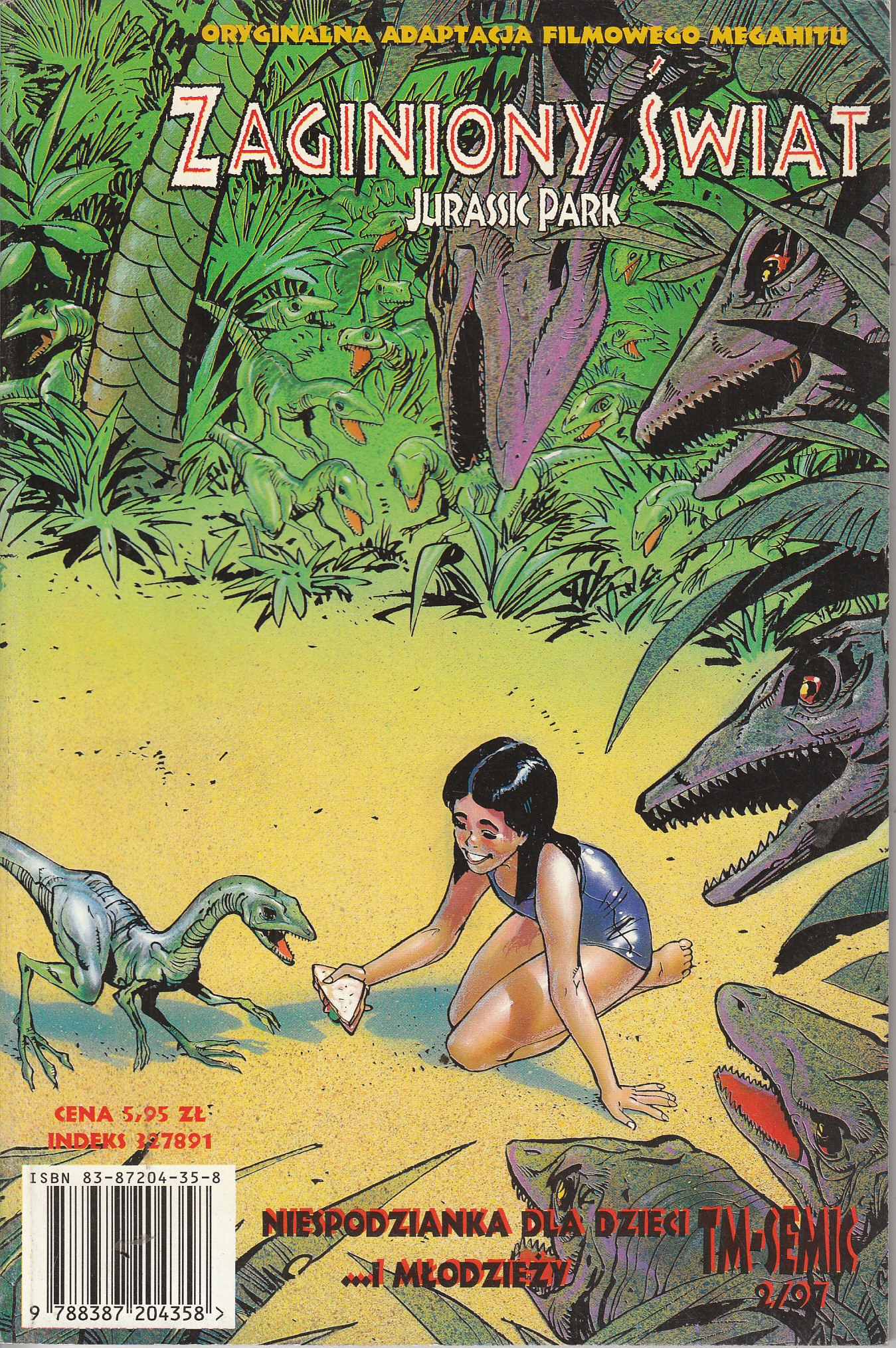 ZAGINIONY ŚWIAT JURASSIC PARK 2/1997 PL