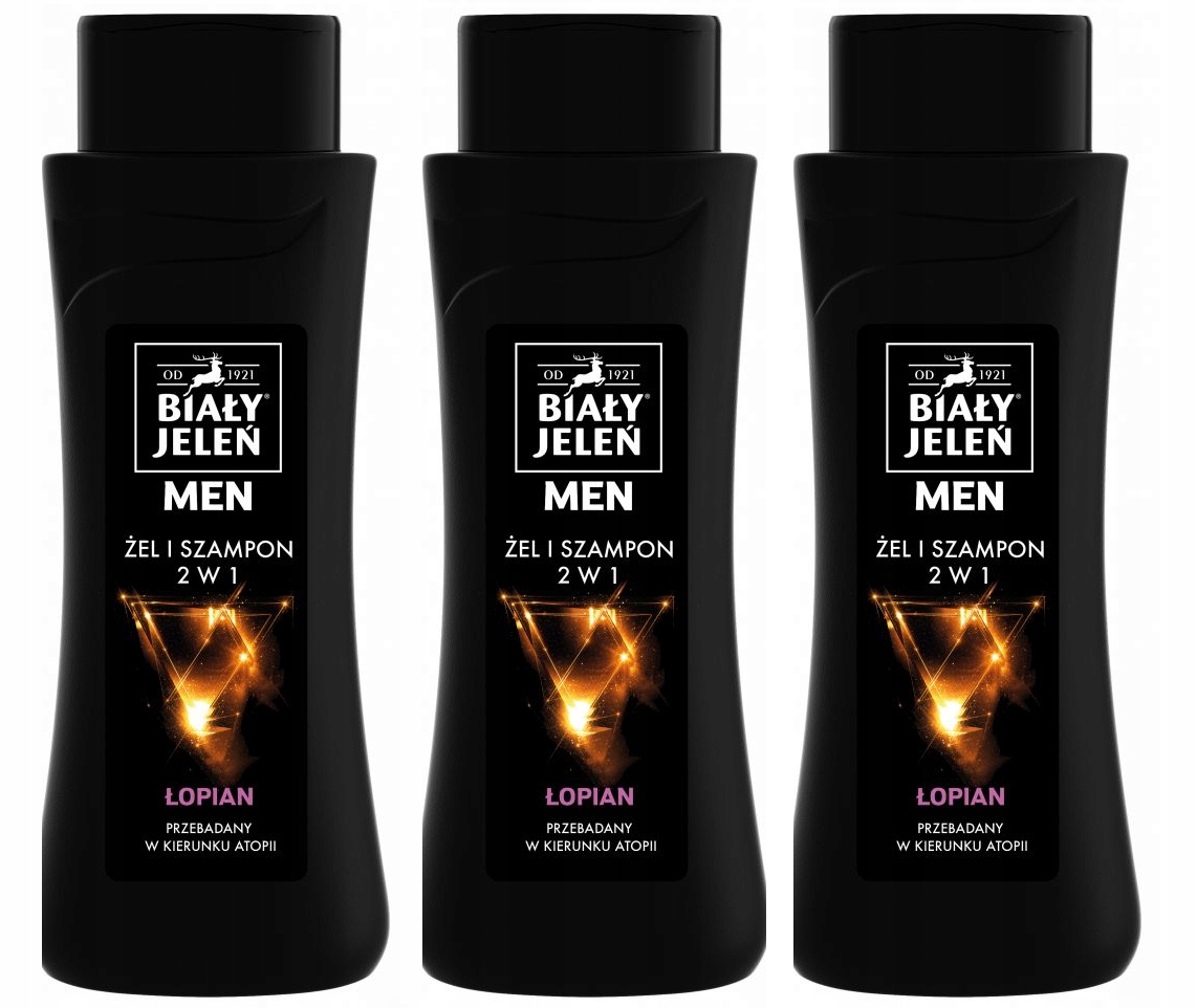 

Żel & szampon Biały Jeleń 2w1 hipoal 300ml x 3