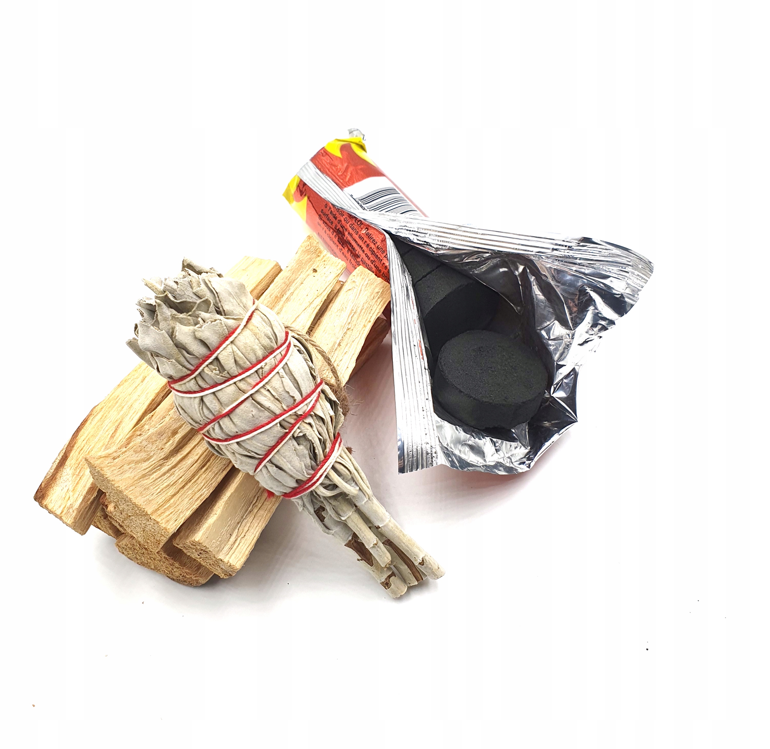

Biała Szałwia Pęczek i+50g Palo Santo Węgielki