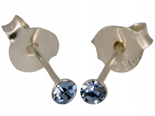 

Versil kolczyki cyrkonie 2,5 mm srebro pr. 0,925