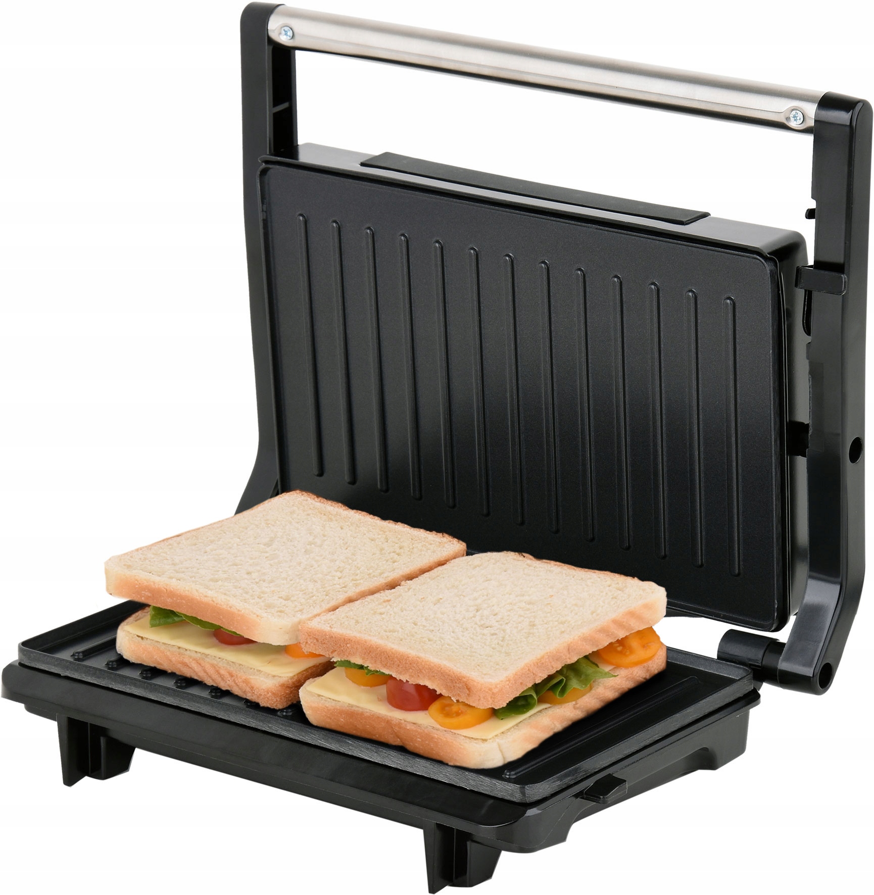 

Opiekacz Toster Z Płytą Grillową 750W 2 Kanapki