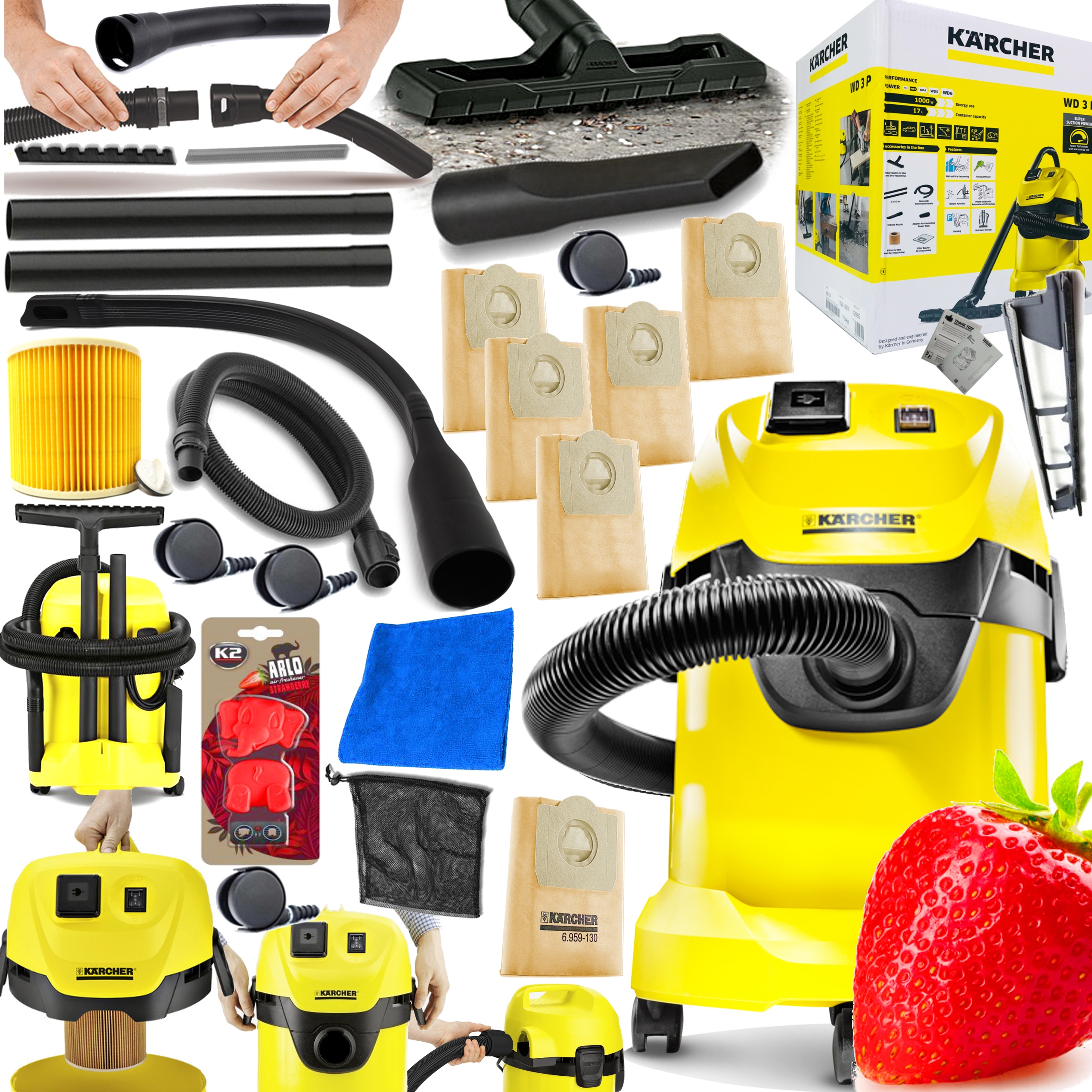 

Karcher Wd 3 P Sm Odkurzacz Przemysł Gn 230V Full