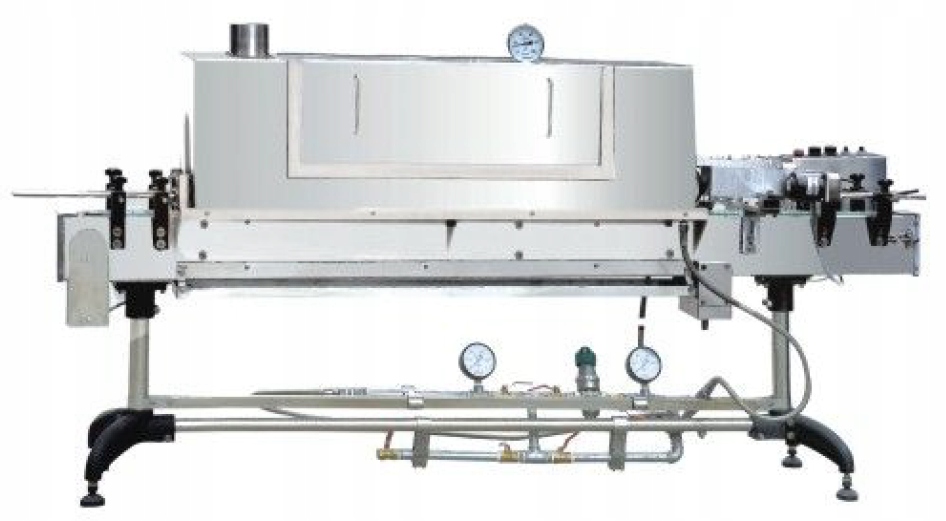 Parowy tunel obkurczający do etykiet na butelkach ZBS-83A S/S LINIA SZYCIA