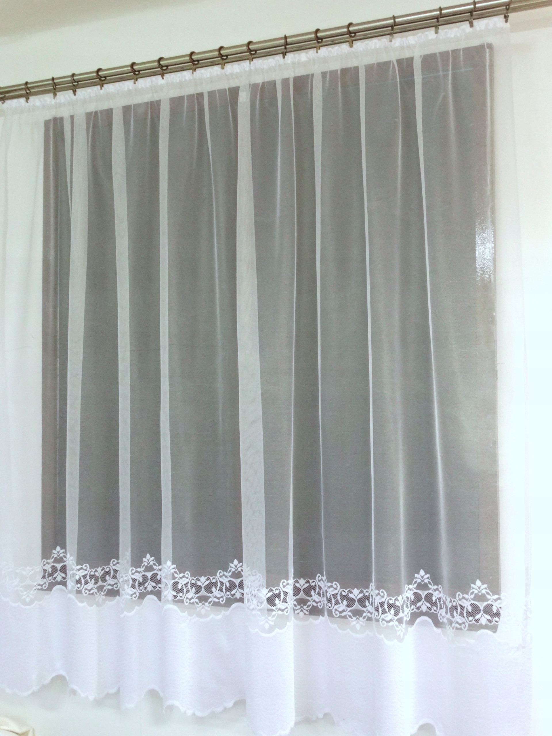 Mg Záclona 628/72 Bílá 350X250 cm hotová obšitá M