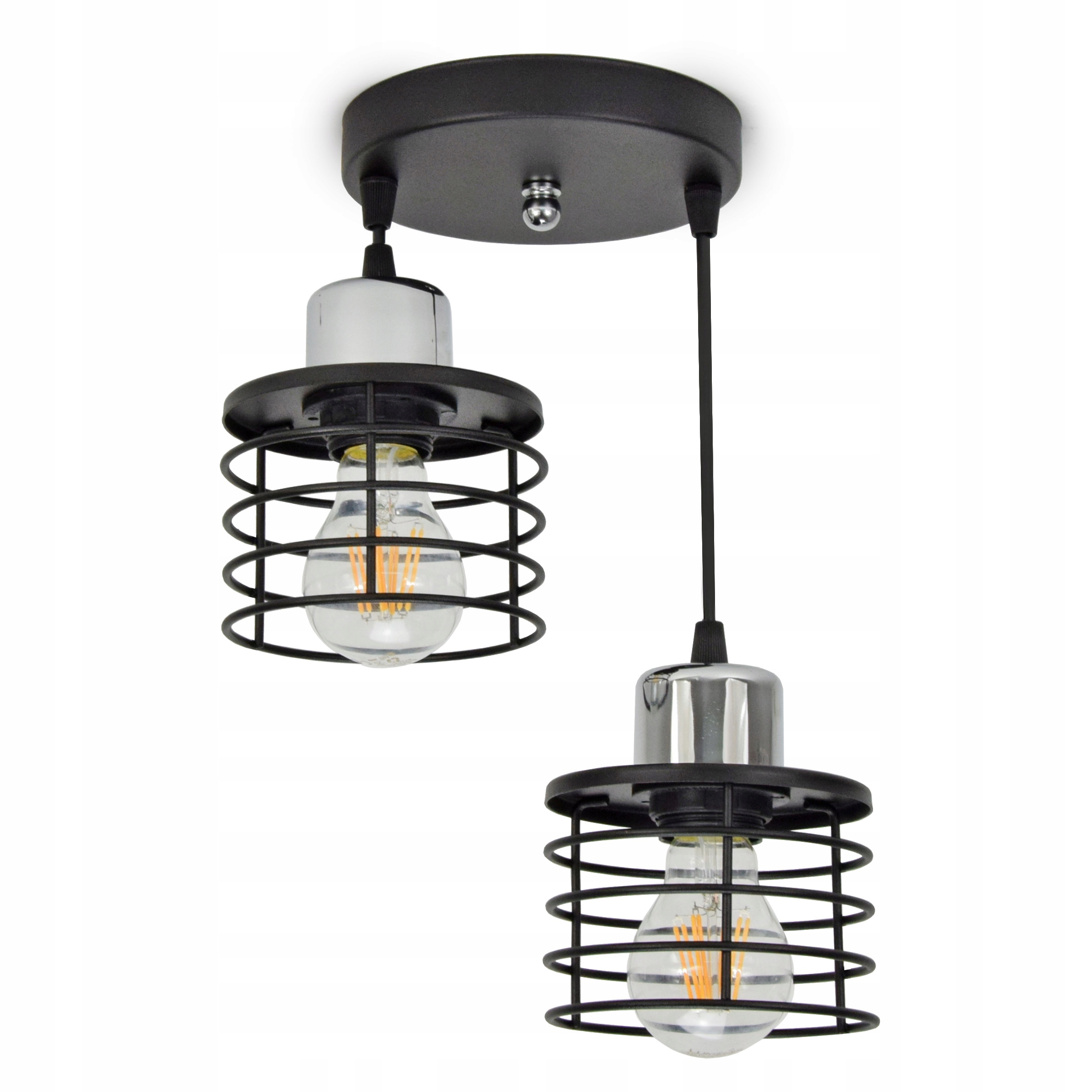 

Lampa Żyrandol Led Sufitowa Wisząca Vigo Chrom E27
