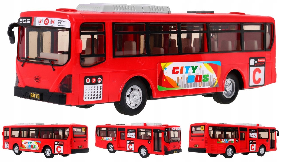 

Autobus Szkolny Gimbus Dźwięki Czerwony