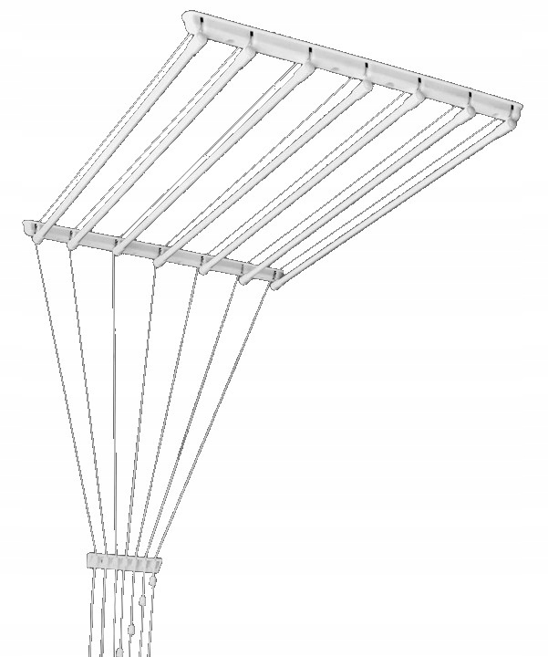 Suszarka Sufitowa 7X200 Łazienkowa Pranie 7 Prętów 200CM