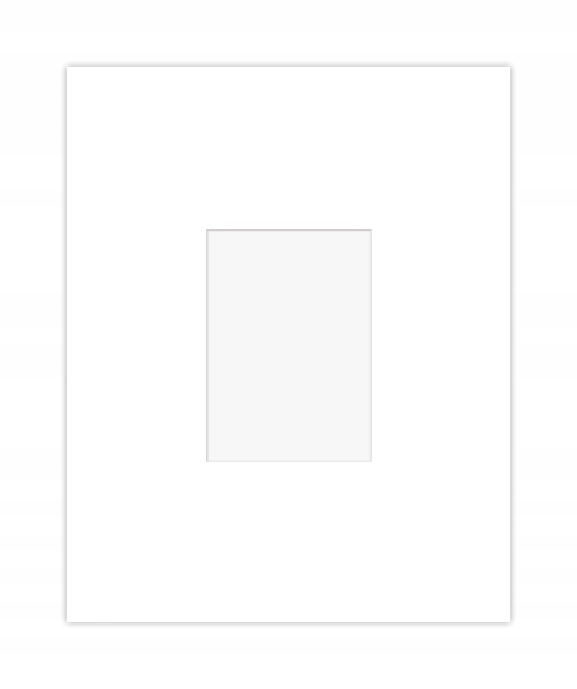 

Ramka Passe-partout 40x50 Okienko 15x21- 10 Szt