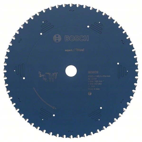 

Bosch Tarcza Piła Widiowa Do Metalu 210mm 48 zębów
