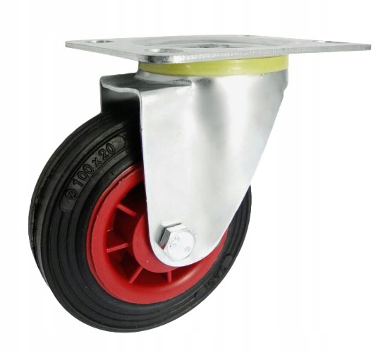 fi 80 KOŁA SKRĘTNE DO WÓZKÓW REGAŁÓW MASZYN 50 kg