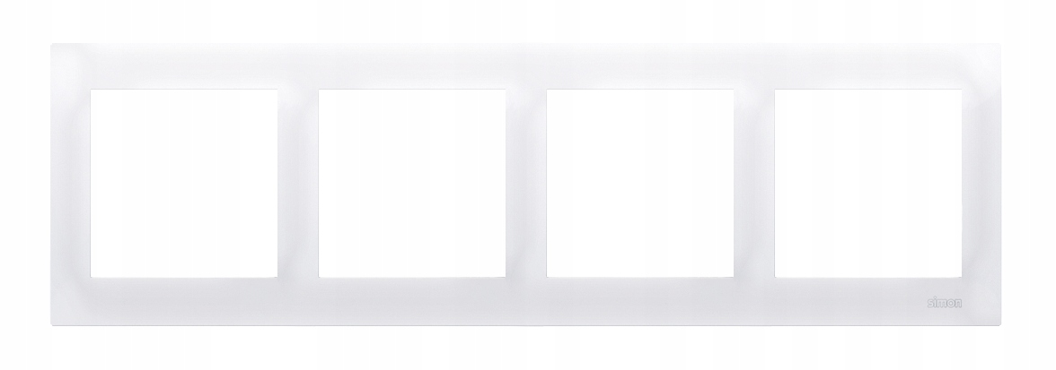 SIMON 54 RAMKA POCZWÓRNA 4-KROTNA DR4/11 BIAŁY