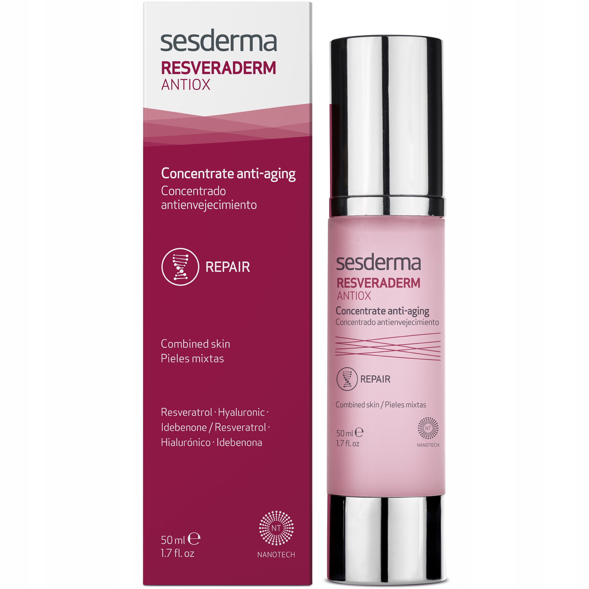 Sesderma Resveraderm Antiox 50 ml krem-żel odmładzający